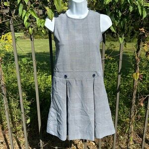 Royal Park Navy Blue & White Plaid School Uniform Dress Size 10